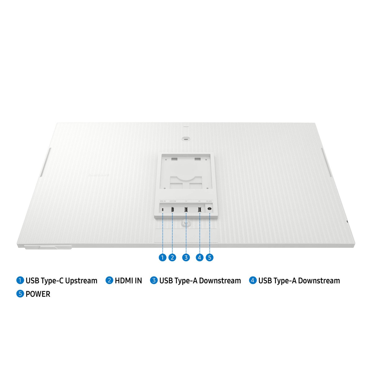 Samsung M8 M80F 32-inch 4K HDR Smart Monitor with Webcam Warm White
