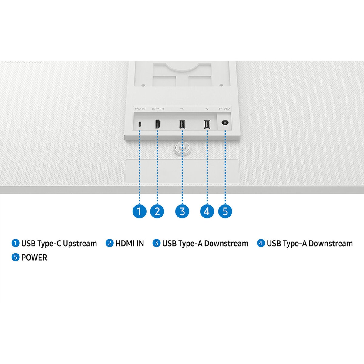 Samsung M8 M80F 32-inch 4K HDR Smart Monitor with Webcam Warm White